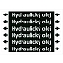 Značení potrubí ISO 20560, hydraulický olej